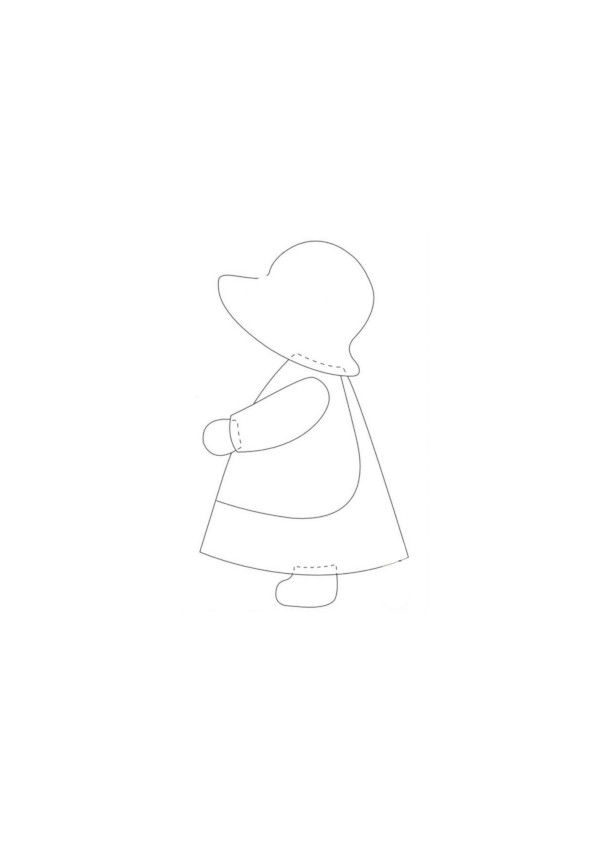 Patrons gratuits et tuto vidéo de Sunbonnet Sue