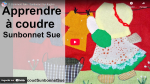Tutoriel Sunbonnet Sue lingère patron gratuit